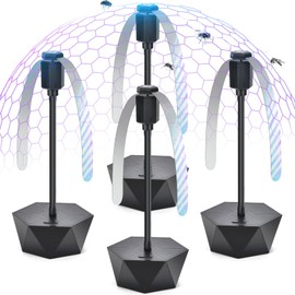 GUIDOT Fly Fans for Tables, Mosquito Flying Bug Insect Control Spinner Table Top, Fly Fan Keep Flies Away from Picnic Table, Party, Restaurant, Kitchen, Camping and BBQ