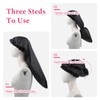 2pcs Large Adjustable Braids Shower Cap for Long Hair Waterproof