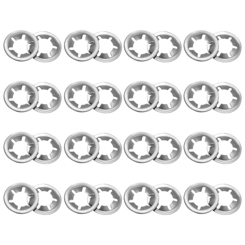 sourcing map 50PCS Internal Tooth Push on Locking Washers M10
