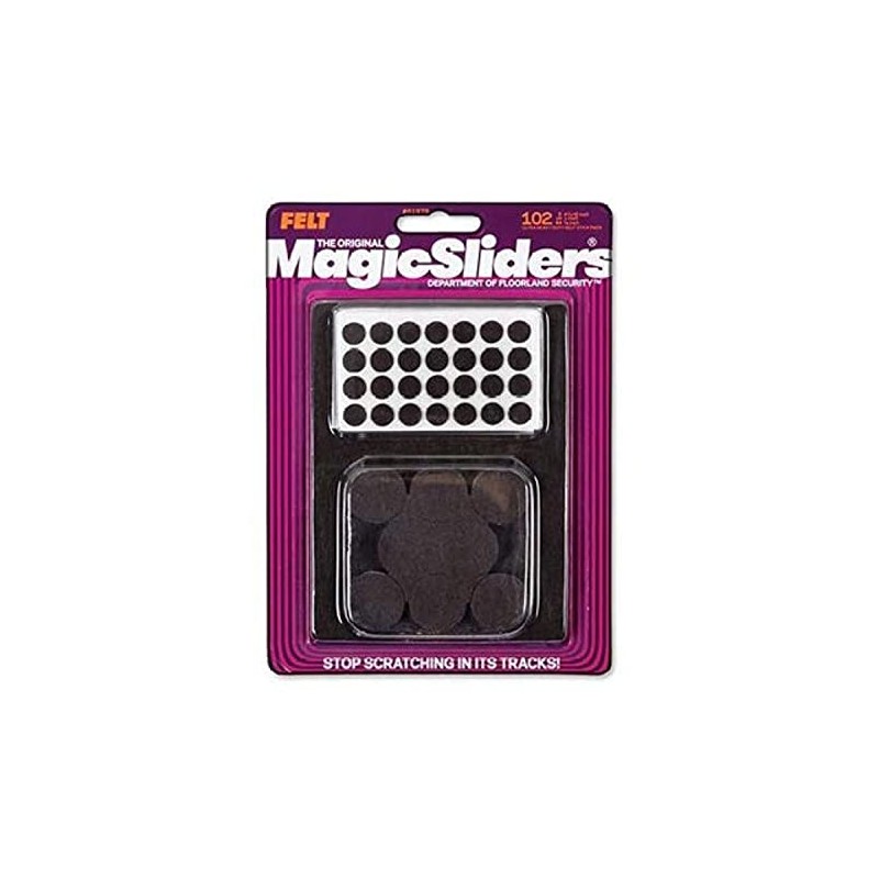 Magic Sliders 61979 Ultra Heavy Duty Brown Felt Pads Value