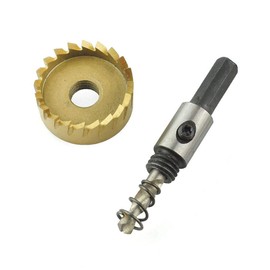 TOOLSTAR Hole Cutter Drill Bit 45mm HSS Carbide Tip Hole Saw Tooth Drill Bit for Steel Metal Aluminum Boards