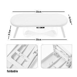 AhhiAboo Nail Arm Supports Nail Hand Cushion - Foldable Manicure Hand Cushion Stand Hand Rests Nail Mat - Nail Rest Table Nail Holder for Nail Salon Decoration and Nails Art DIY Use