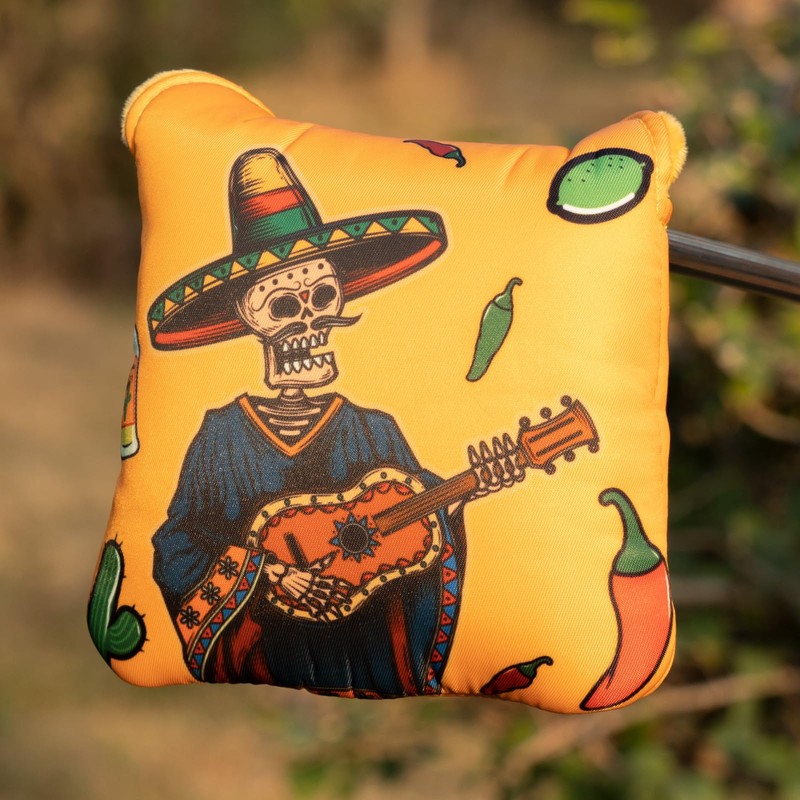 Golf Head Covers Mexico Style, Golf Putter Covers, Driver Cover