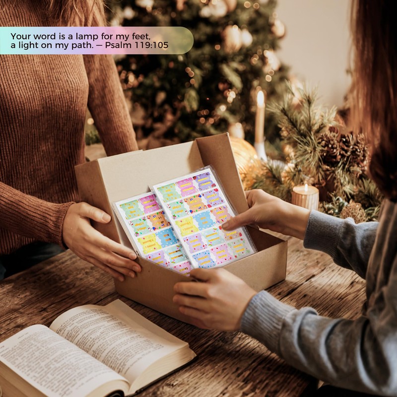 SURDOCA 180 Bible Tabs (2 Sets), Includes Catholic Tabs, Gold