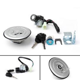 Bruce & Shark Ignition Switch Gas Cap & Seat Lock & Keys for Honda Grom 125 Motrac M2 M3 2014-2015