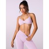 ABOCIW Pink Workout Sets for Women 2 Piece Seamless Scrunch