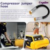 1/2" x 20" Stainless Steel Braided Air Compressor Discharge Hose