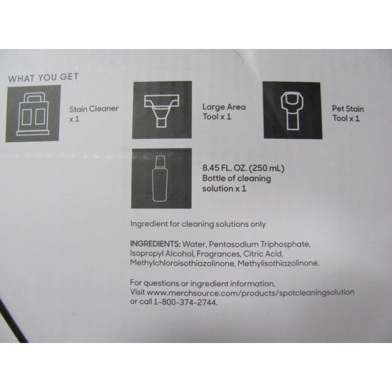 Sharper Image Stain Cleaner Portable Spot Vacuum: Handheld Electric Carpet