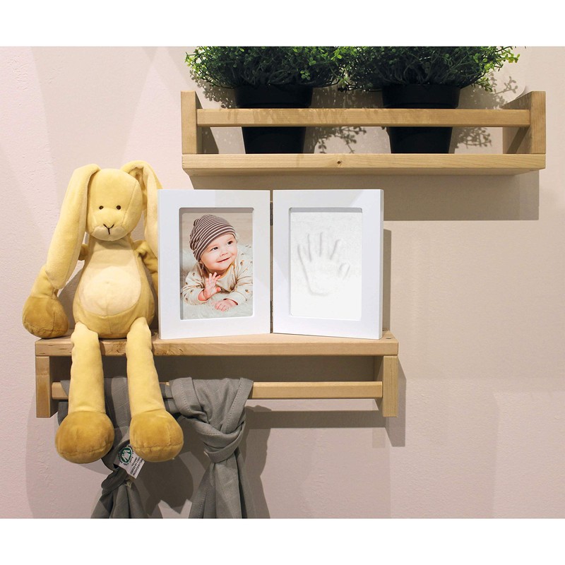 Happy Hands Small Double Frame Handprint Set for a Baby