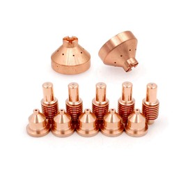 Plasma 600 Electrodo de Antorcha de Corte 120573 Punta 120826 Boquilla Escudo de Arrastre 120828 Piezas de Repuesto 12pcs
