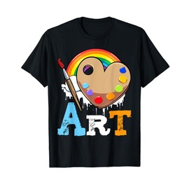 I Love Art Artist Painter Colorful Painting Crafts Gift T-Shirt