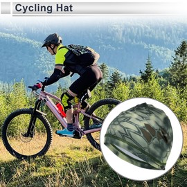 HEROFFIX Cycling Hat Sweat and Moisture Wicking Breathable Hard Hat Liner Elastane Fabric Multicolor 24x16.5cm 1 Pcs