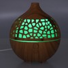 180ml Wood Grain Air Humidifier USB Charging Colorful Lights Air