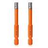 Porcelain Tile Diamond Drill Bits Set,BeQell 2pcs 1/4" 6mm Hex