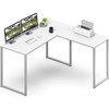 SHW Mission 48 x 48 Inches L-Shape Home Office Computer
