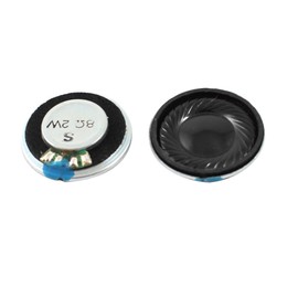 sourcing map 2 x 2 W 8 Ohm Metal Housing Round Internal Magnet Amplifier Speaker DE de