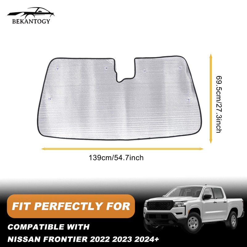 Bekantogy Car Windshield Sun Shade Windshield Sunscreen Heat Shield Compatible