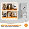 TESSAN Remote Control Outlet Wireless Wall Mounted Light Switch, Range