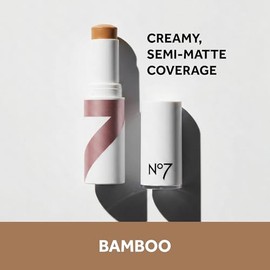 No7 Base Maquillaje Barra Stay Perfect Crema Cobertura Media Larga Duración Todo Tipo Pieles Contiene Escualeno Hidr Bambú Onzas Paquete