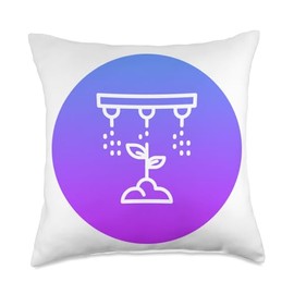 Really Like Water Irrigation Sprinkler Throw Pillow