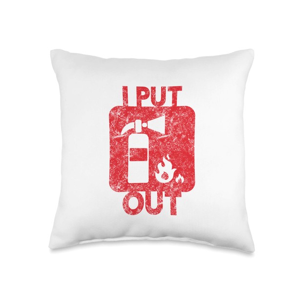 Funny Firefighter Gift - I Put Out Fire Extinguisher Throw
