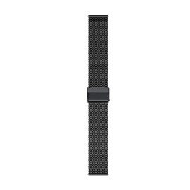 YEEJOK Vivoactive 5 Bands, 20mm Vivoactive 3 Watch Bands, Mesh Metal Watch Bands & Genuine Leather Strap Compatible for Garmin Venu Sq/Venu 2 Plus/Forerunner 645/245
