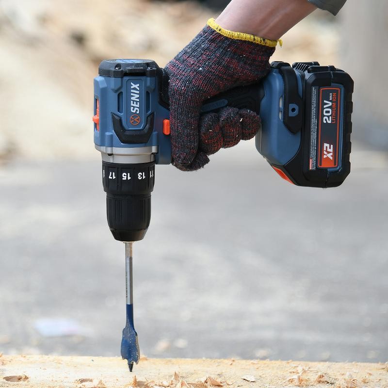 SENIX 20 Volt Max* 1/2-Inch Brushless Drill Driver , 45