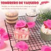 40pcs Vasitos Botas Vaqueras Con Sombrero 1 Oz Para Fiesta