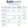 Bathworks Essentials Roll-On Refinishing Kit with EZ-Etch - 22 fl