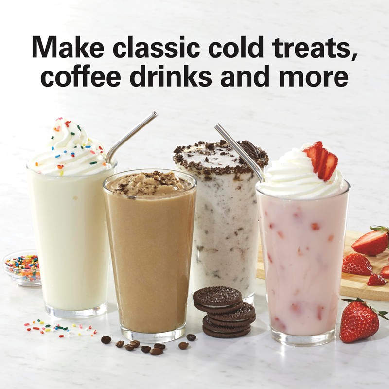 Hamilton Beach DrinkMaster Electric Drink Mixer, Retro Milkshake Maker &