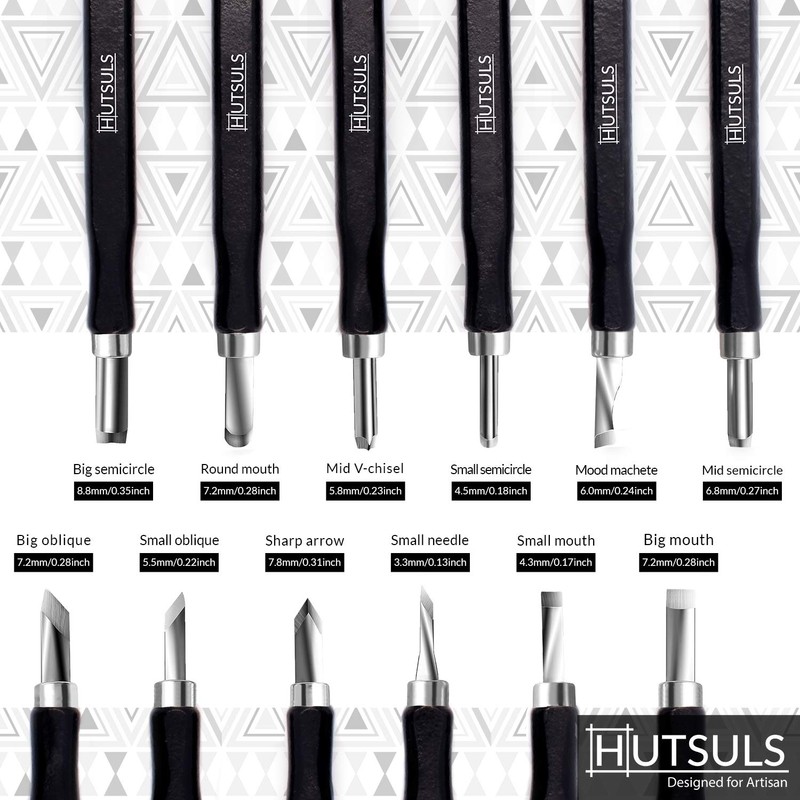 Hutsuls Wood Carving Tools Set - Easy to Use 12