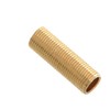 B&P Lamp® 1/8 IP Brass, Running Thread Nipple, 2" Long