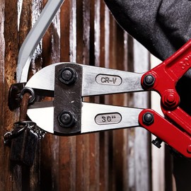 Dekton Bolt Cutter 14"-Heavy Duty Cr-mo Steel| Fitted Anti-slip Rubber Grips| Adjustment Screw For Edge Alignment| Shock Absorber| Durable And Powerful Cutter| Ideal For Industrial, Construction, Home