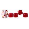 EdgeU Red Sun Stick-on Self Gel Pedicure / 엣지유 레드썬