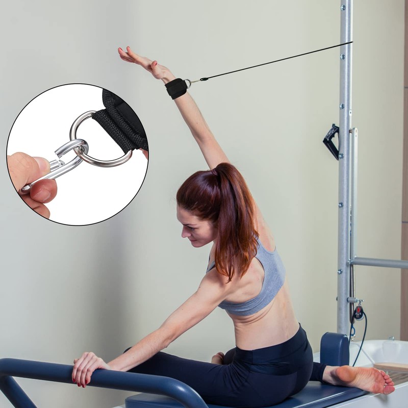 2 Pack Ankle Straps for Cable Machines, Ankle Straps Adjustable