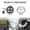 OICCTBF Upgrade LED Headlight Kit with White Cover,Plug N Play