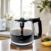 Universal 12-Cup Replacement Coffee Pot, Compatible with Mr Coffee, Black
