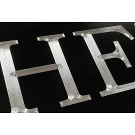 Diamond Etched Products Engraved HERS Car Tag Diamond Etched Black Aluminum Metal License Plate Gift