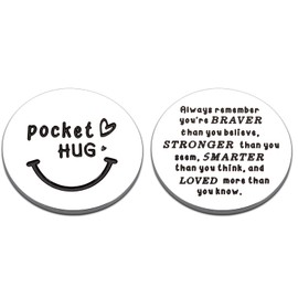 Christmas Gifts for Women Men To My Son Daughter Pocket Hug Inspirational Stocking Stuffers for Teens Back to School Gift for Boy Girl from Mom Dad Valentines 16 18 Birthday Gifts for Him Her