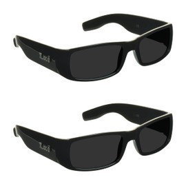 Locs KIDS Sunglass Boys Girls Children 2-5 Years Old 100% UV Protection Dark Tint Pastic Frame 2 Pairs
