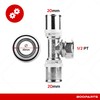 BOOPARTS - 4 Pieces - Multilayer Connectors 20 - 1/2"