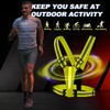 TRIXES Unisex LED Adjustable High Visibility Vest - Reflective Safety