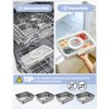 WanshengLe 4 Compartment Stainless Steel Snackle Box 3.82L with Lids