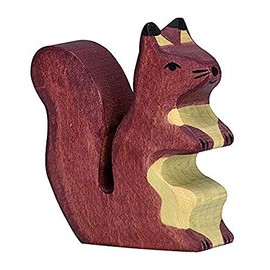 Holztiger Squirrel Wooden Figure (Brown)