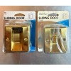 slide-co (Lot of 2) SLIDE-CO 161495 Sliding Door Brass LOCK