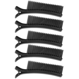 Set of 5 Duckar Professional Hair Cutting Clips No Damage No Trace Multifunctional Salon Hair Clips for Hairdressers, Professional, Face Wash and Makeup