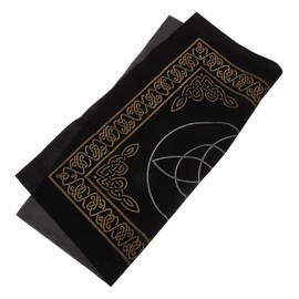 GRIRIW 1 Set Divination Table Cloth with Moon Phase Design Storage Bag for Tarot Cards for Games Altar Decor Present Choice High Grade