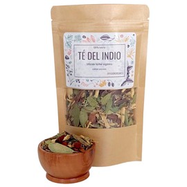 Pasión Orgánica - TÉ DEL INDIO Mezcla herbal Orgánica Certificada Te Infusión Hígado Graso Indigestión Bilis