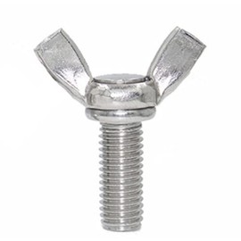 YGTGZ M5 X 0.8-Pitch Wing Bolt, 25Mm Length Carbon Steel Butterfly Screw Wing Bolt Machine Fastener (10Pcs) M5 X 25Mm (10Pcs) Zq-3P 100Pcs