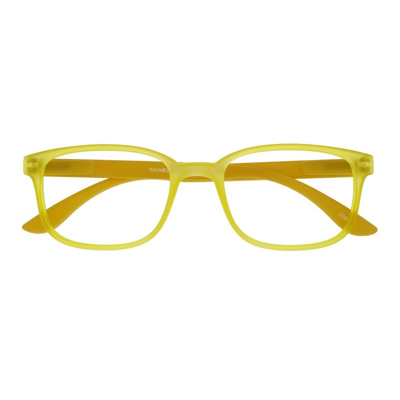 I NEED YOU Lesebrille Rainbow, 2.00 Dioptrien, gelb